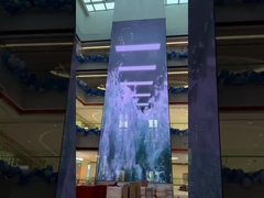 P32mm Crystal Clear Led Panel Outdoor Transparent Led Display High Refresh Rate