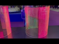 Ultra Thin Transparant LED Screen Clear Adaptable For Different Viewing Distances