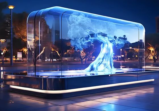 Goede prijs 1R1G1B Transparante LED-scherm p10 Full Color High Resolution online