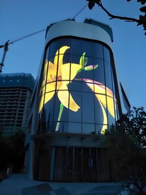 Giá tốt. p20 1R1G1B Màn hình LED trong suốt màu đầy đủ độ phân giải cao trực tuyến