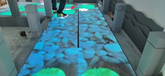 Goede prijs P0.9 Dynamische helderheid Interactieve dansvloer Verlichting vloerpanelen online