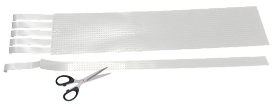 Buon prezzo Display a pellicola a LED trasparente a colpo resistente a colpi a colori pieni in linea