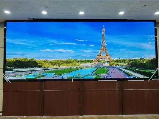 P1.86mm Εσωτερική οθόνη τοίχου με LED οξεία λεπτομερή εικόνες για περιεχόμενο υψηλής ευκρίνειας