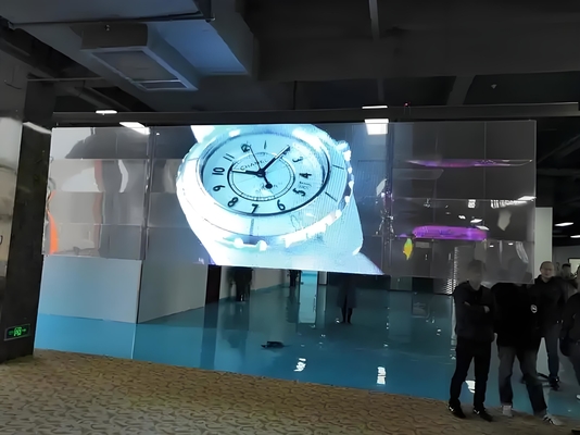 Καλή τιμή p8 1R1G1B Διαφανής οθόνη LED πλήρους χρώματος υψηλής ανάλυσης σε απευθείας σύνδεση
