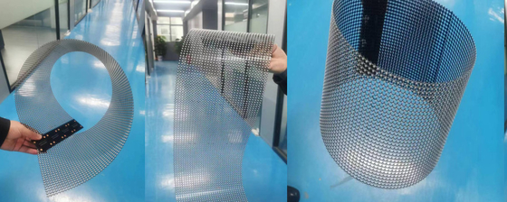 P6.25 Transparent Glass Led Display Customizable With High Definition